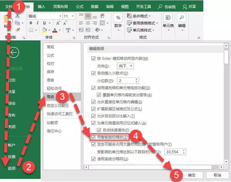 智能鼠标缩放